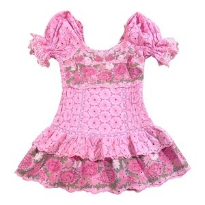 Lulu's Pink Floral Mini Dress